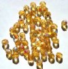 50 6mm Faceted Topaz AB Firepolish Beads